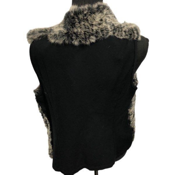 Quinn 100% Rabbit Fur Vest-Medium - Picture 5 of 6